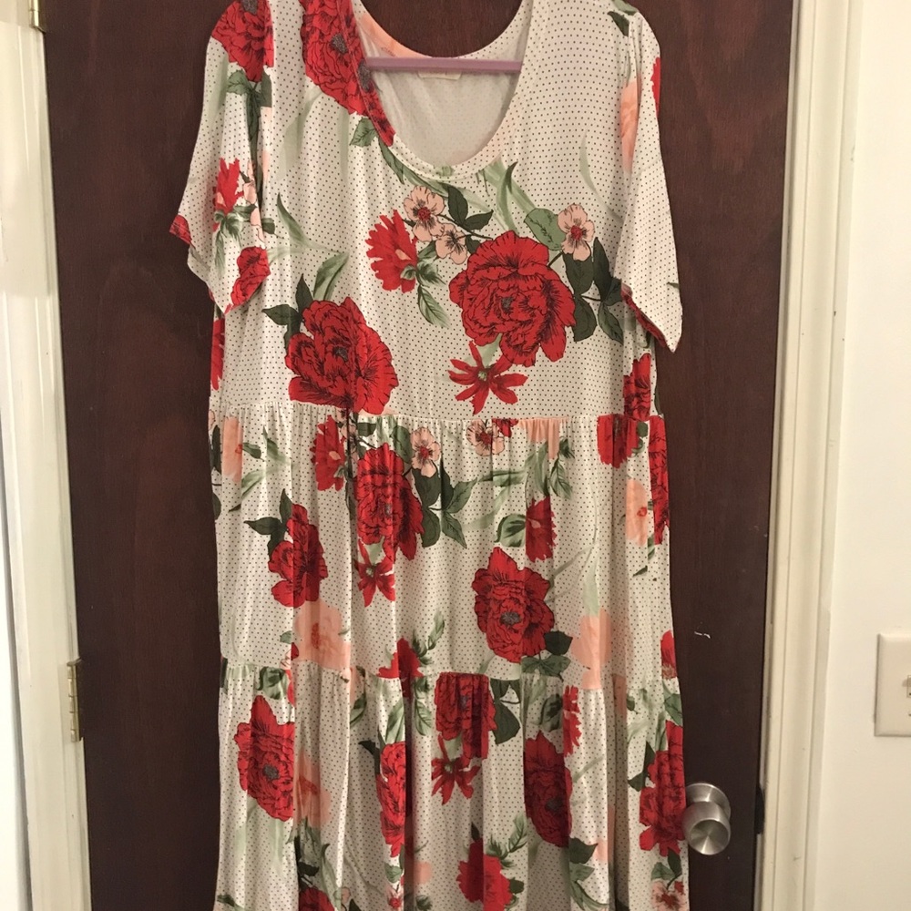 Short sleeve Oddy summer floral dress